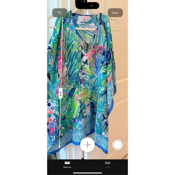 🦄VERY HTF Lilly Pulitzer🦄 - Atlin Silk Caftan XXS/XS - Picture 7 of 7